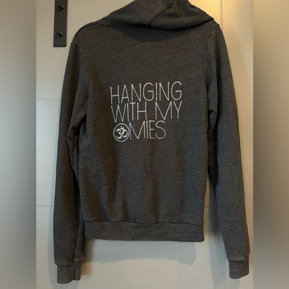Inner Fire “hanging with my omies” Zip Up Sweater - Picture 1 of 4